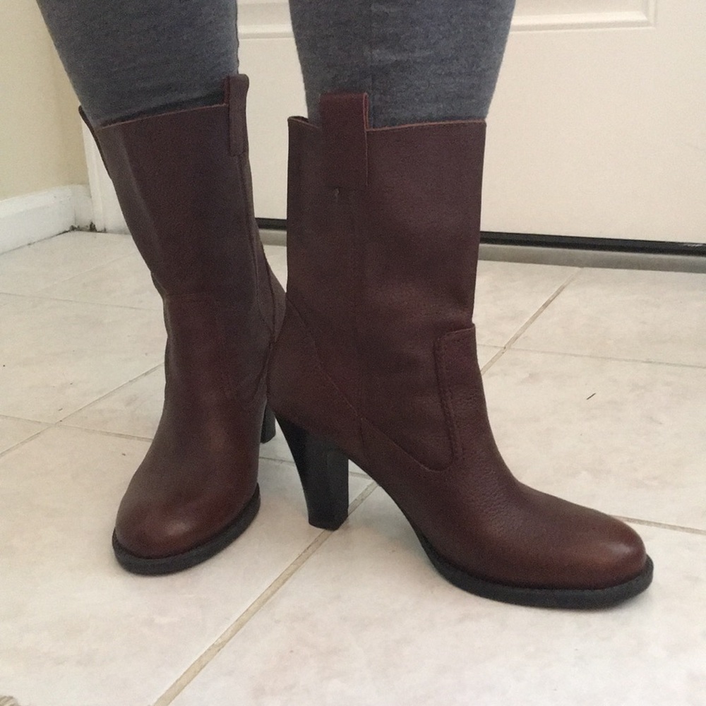 Nine & Co. Pull-On Heeled Cowboy Boots